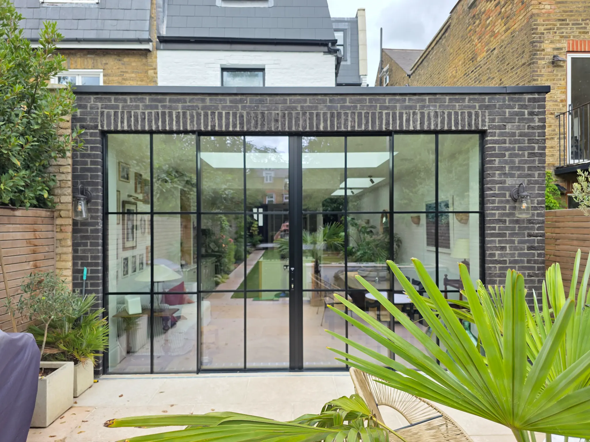 Crittall style sliding door